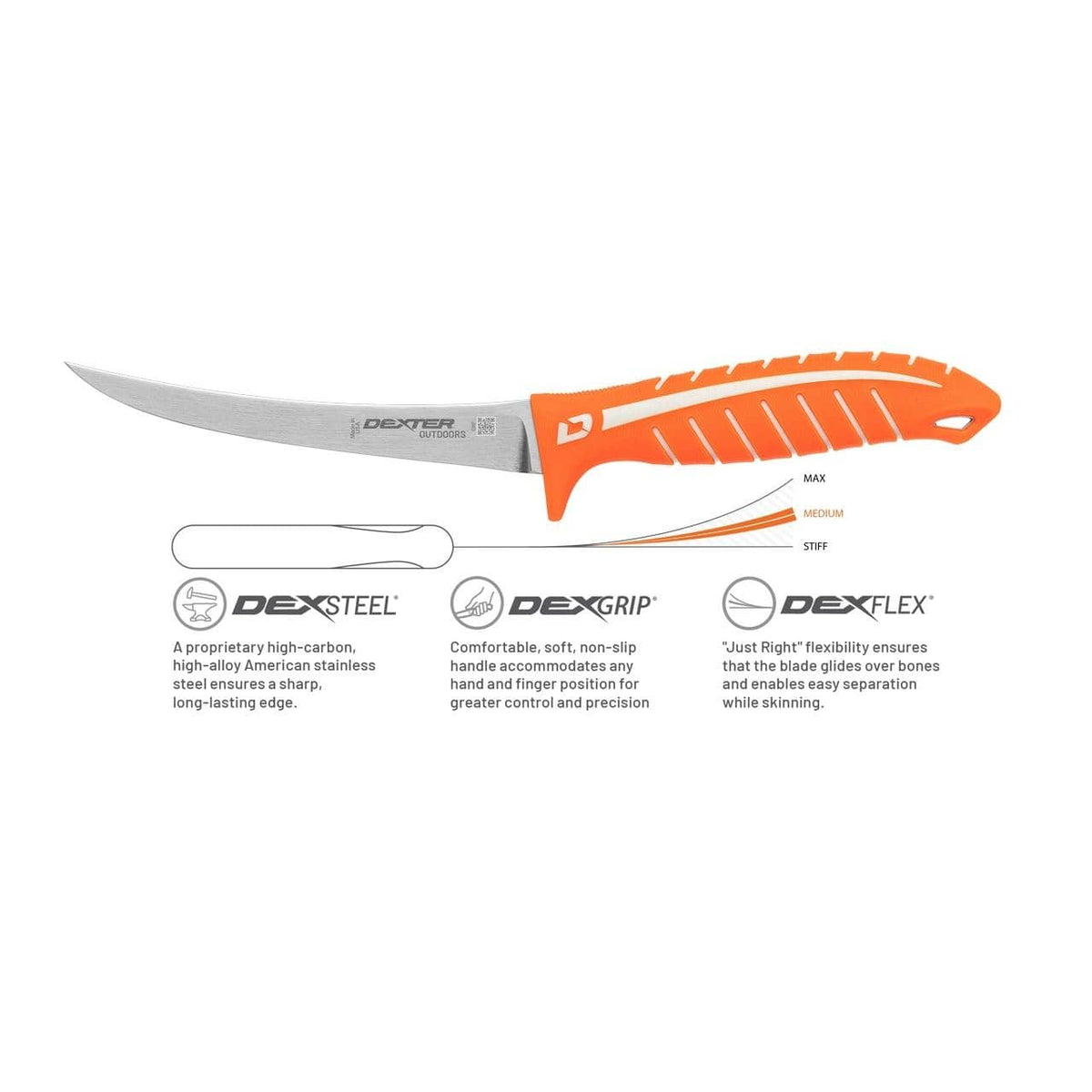 Dexter Dextreme Flexible Fillet Knife - 6&quot;
