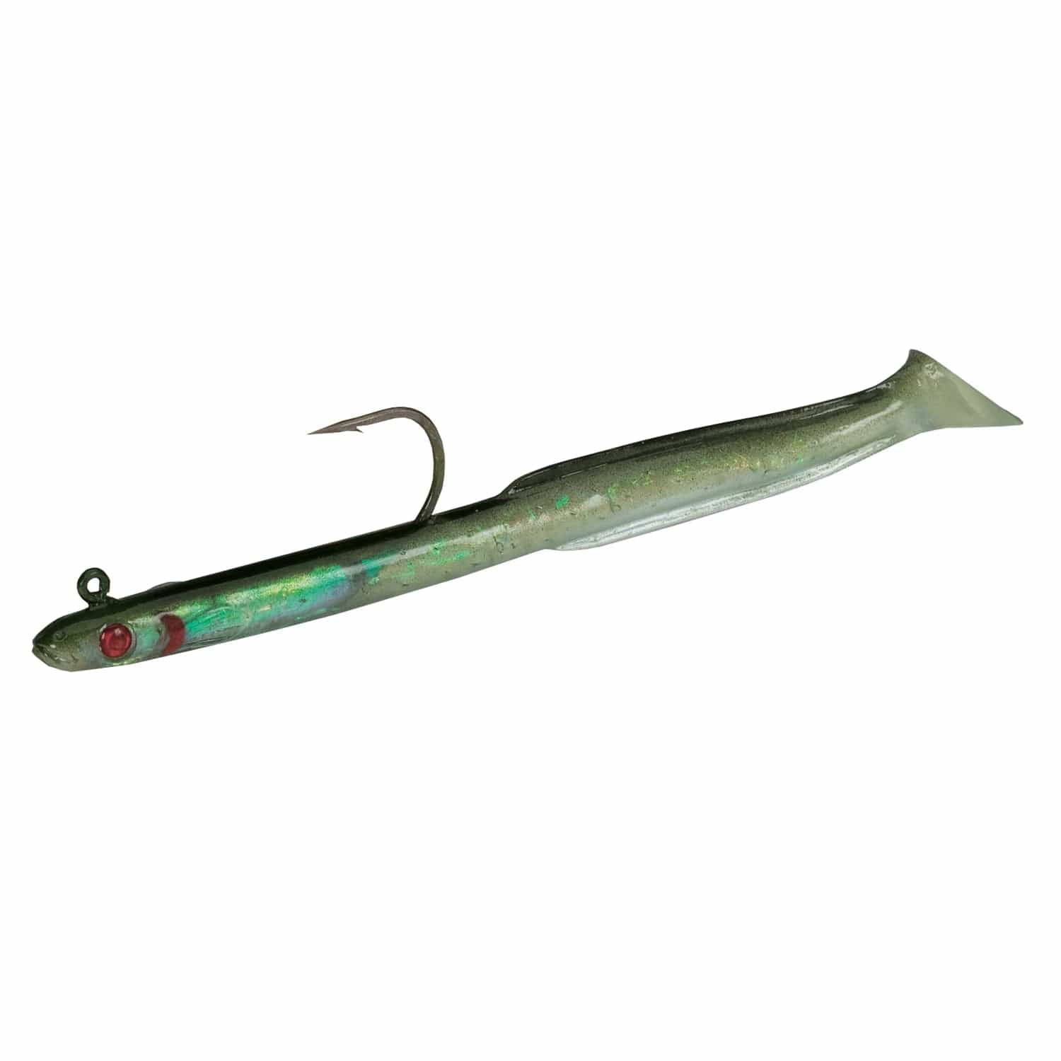 Tsunami Holographic Sand Eel Lures 6" - 7/8oz - 4pk / Black Back