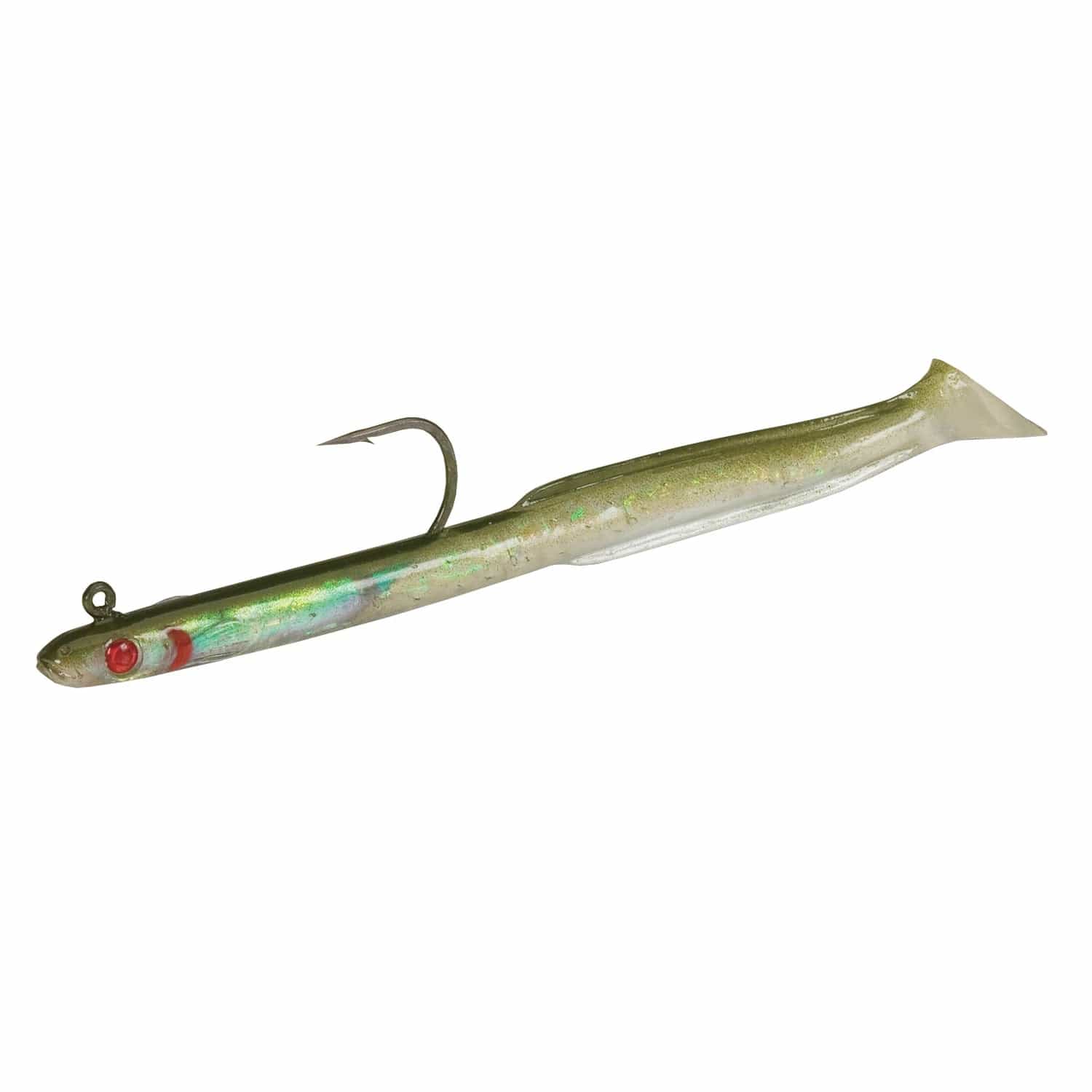Tsunami Holographic Sand Eel Lures 6" - 7/8oz - 4pk / Black Back