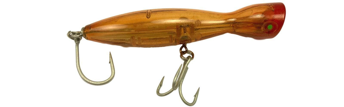 Super Strike Floating Little Neck Poppers 1 oz / Transparent Amber
