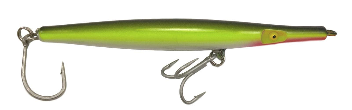 Super Strike Super N Fish Needlefish 1 oz / Black/Chartreuse/White