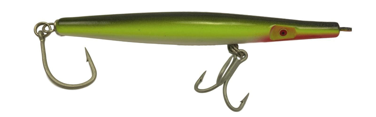 Super Strike Heavy Super &quot;N&quot; Fish Needlefish 1.7 oz / Black/Chartreuse/White