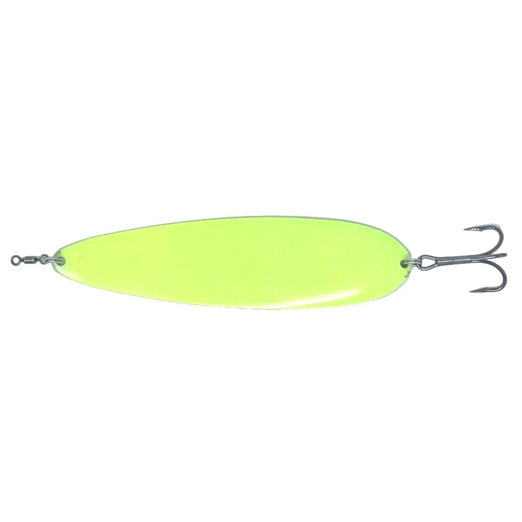 Ben Parker Magnum Flutter Spoons - Saltwater Grade 8&quot; - 3.5oz / Chartreuse