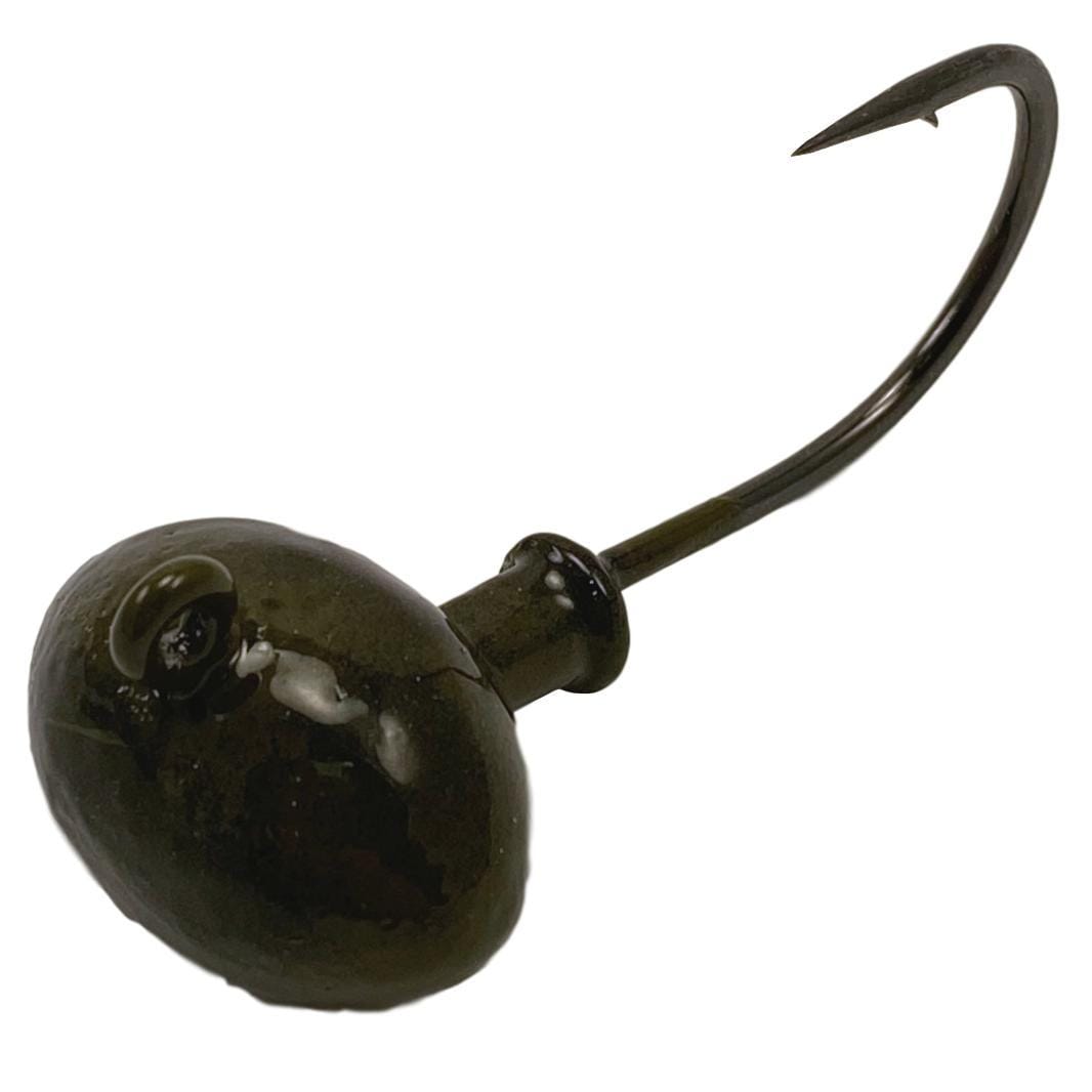 Backwater Custom Baits Football Tog Jigs 3/4oz / Chart. Orange
