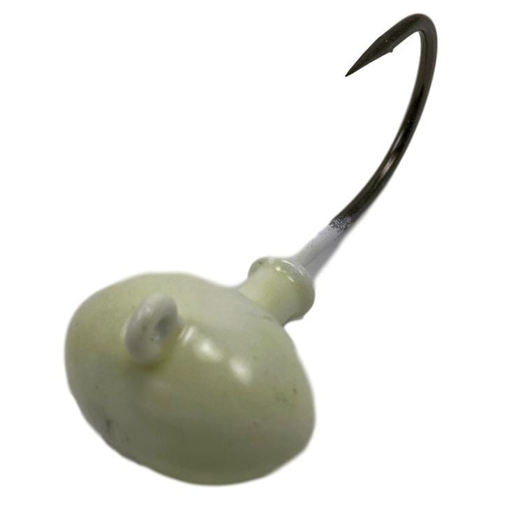 Backwater Custom Baits Football Tog Jigs 3/4oz / Glow