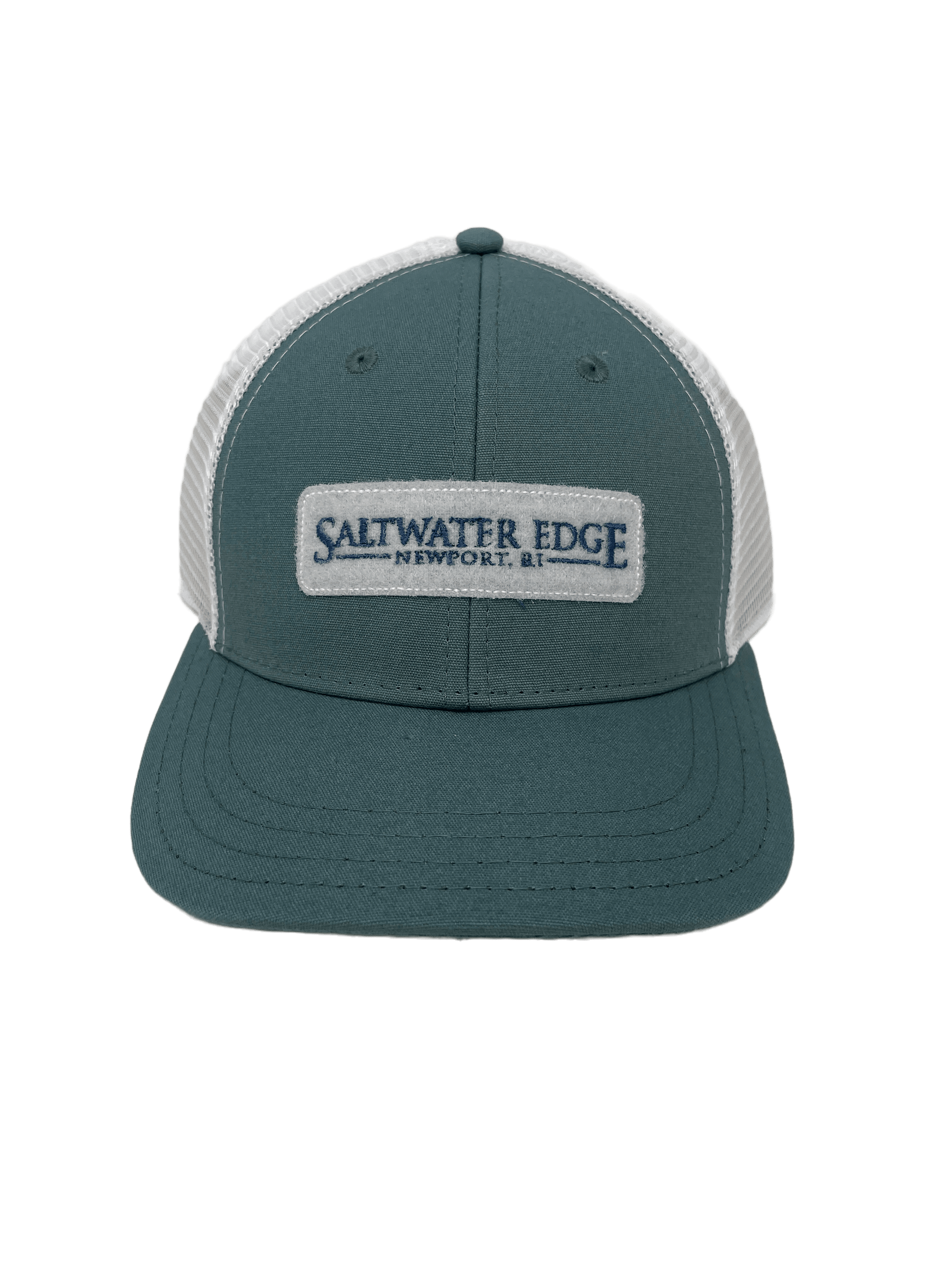 The Saltwater Edge Thames Street Patch Hat Sea Green