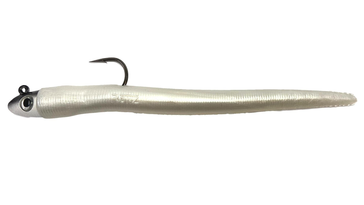 RonZ Original Series Rigged Soft Baits 8&quot; - 2oz / White Pearl