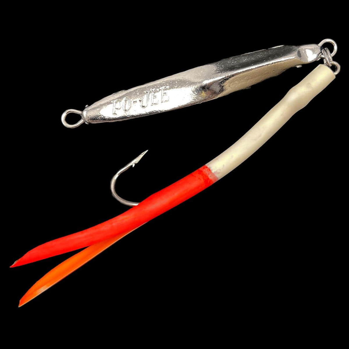 Point Jude Po-Jee Tins with Tube Tail 2 1/2oz - White Fire Tail