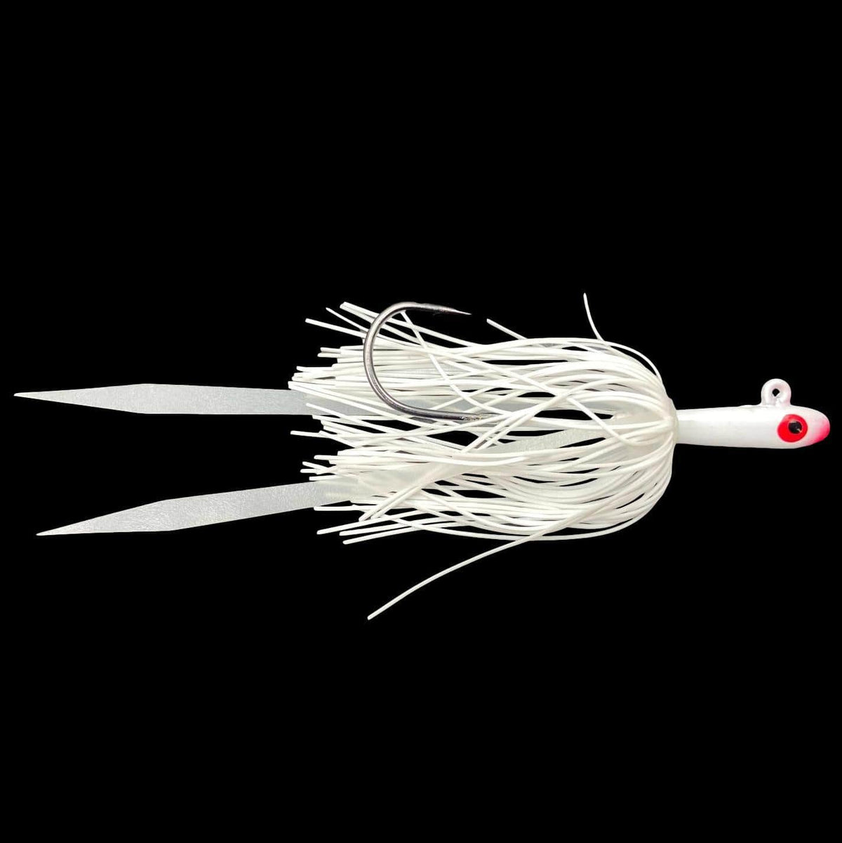 Tsunami Glass Minnow w/ Silicone Skirt White