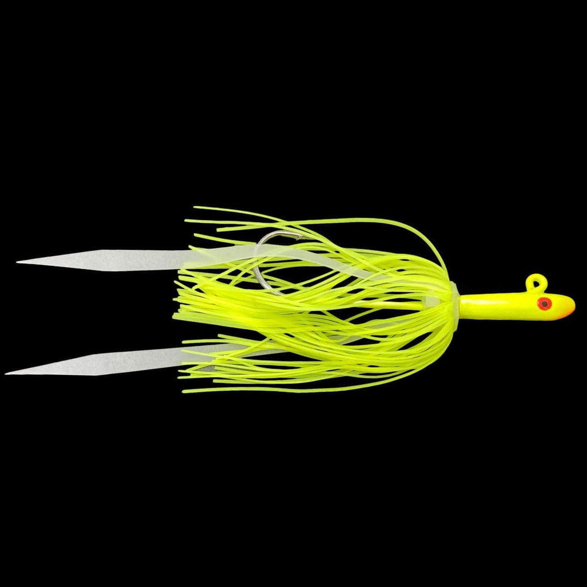 Tsunami Glass Minnow w/ Silicone Skirt Chartreuse