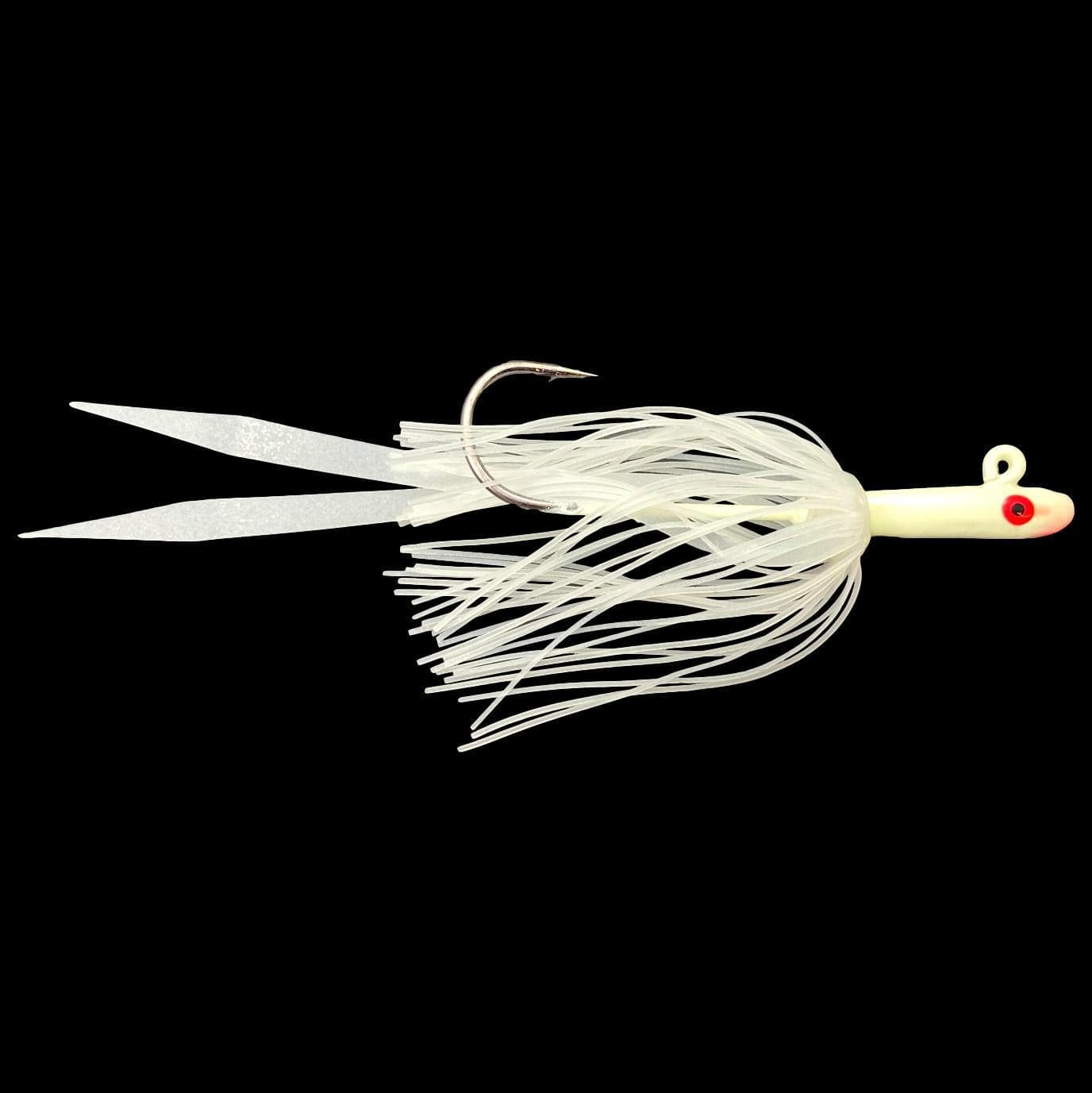 Tsunami Glass Minnow w/ Silicone Skirt Glow