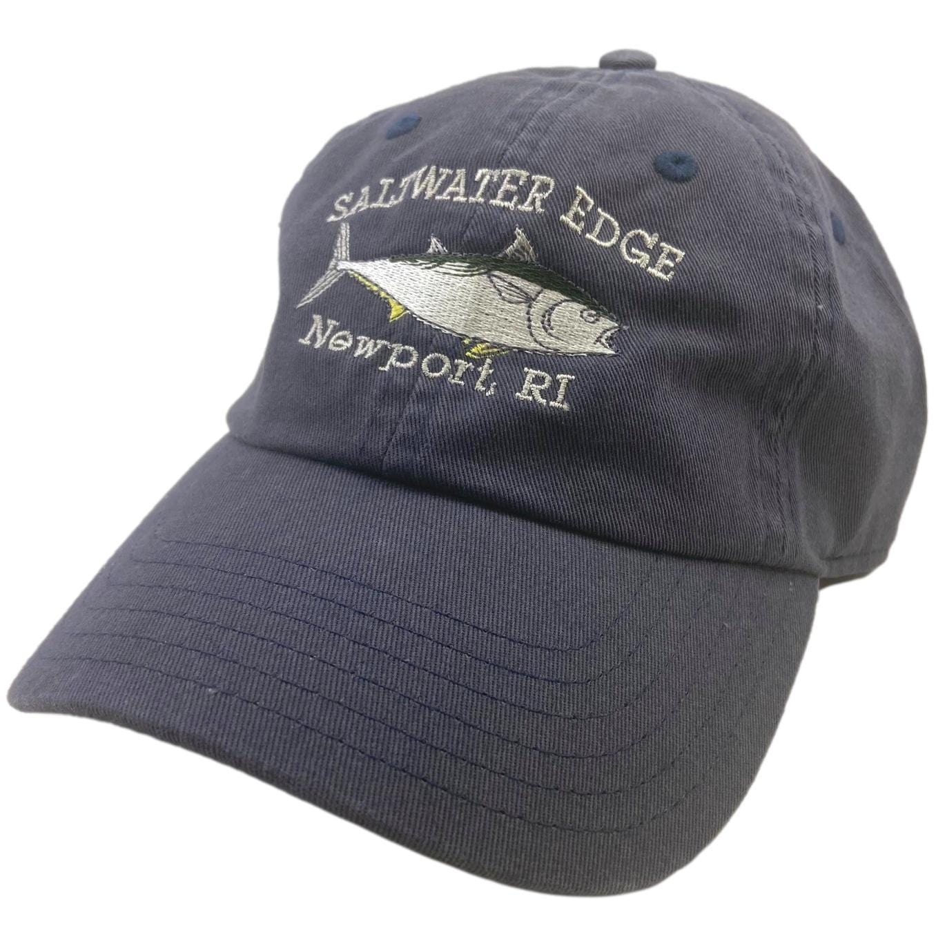 Saltwater Edge Albie Twill Cap Blue