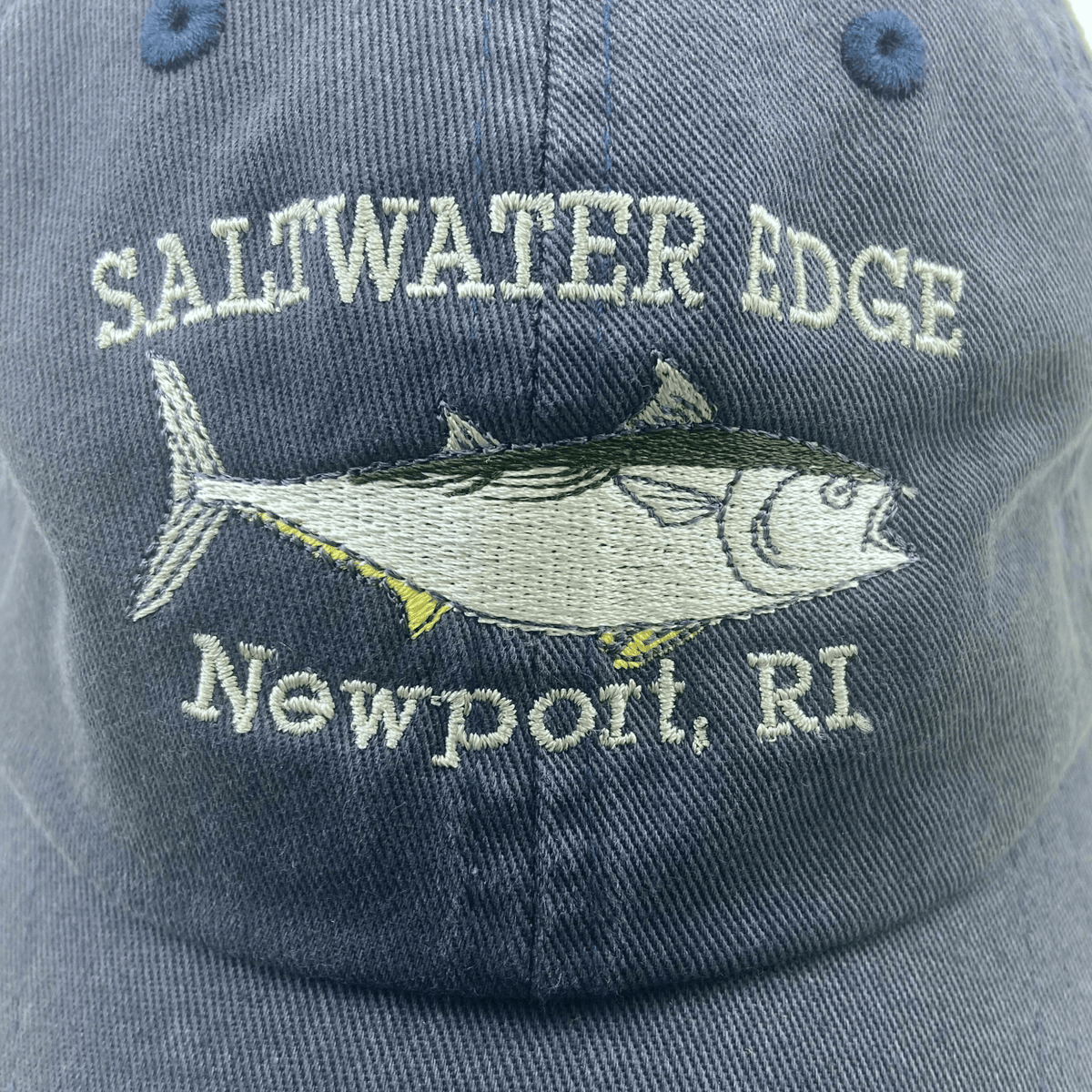 Saltwater Edge Albie Twill Cap Blue