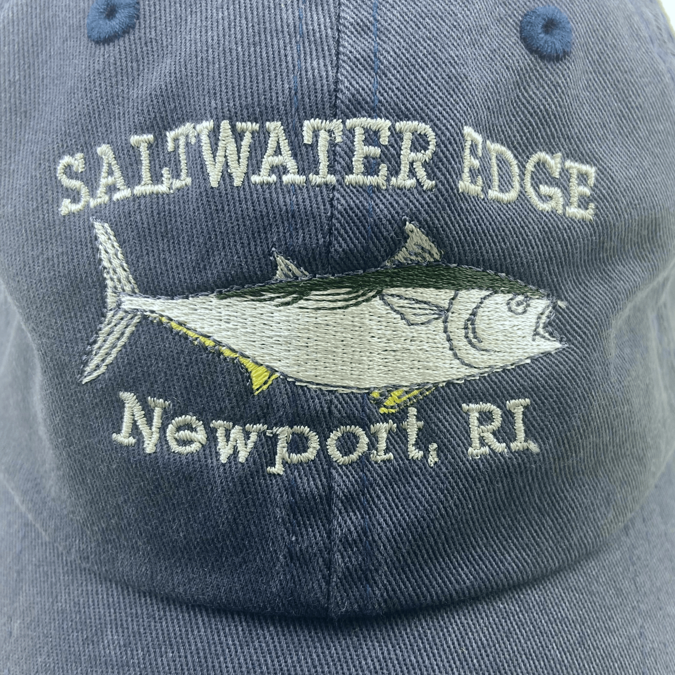 Saltwater Edge Albie Twill Cap Blue