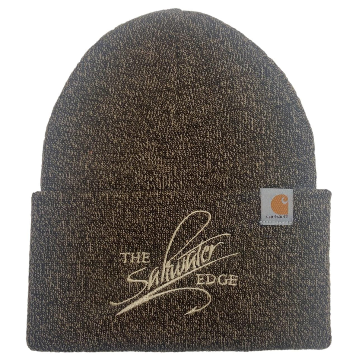 SWE Watch Cap Beanie Dark Brown/Sandstone/Tan Lettering