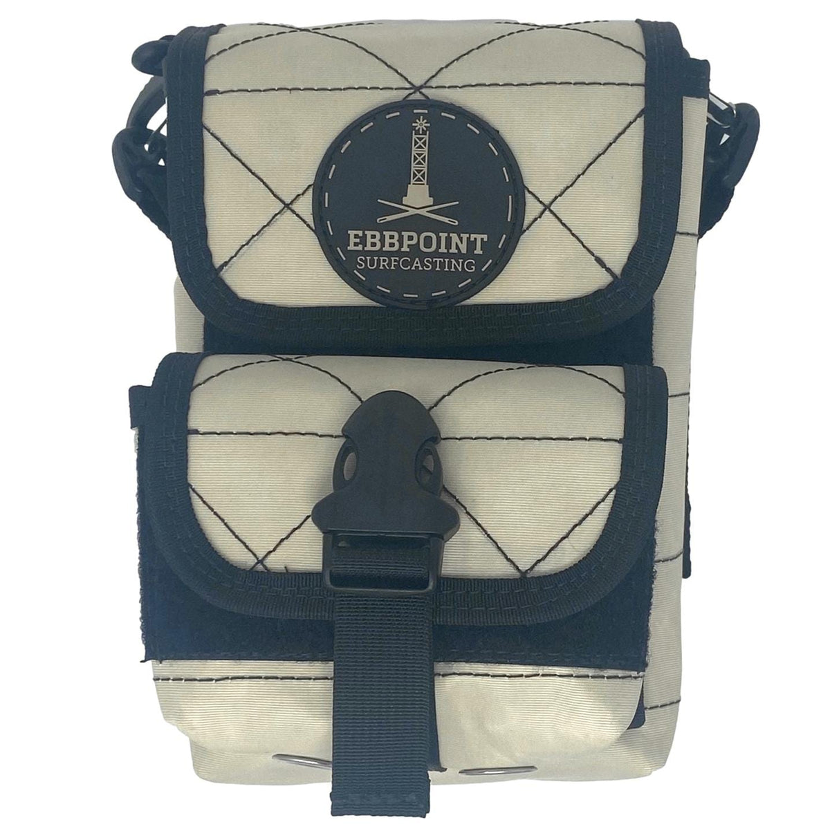 Ebbpoint Surfcasting &quot;Beach Walker&quot; Surf Bags - Diamond Stitched Sand/Black