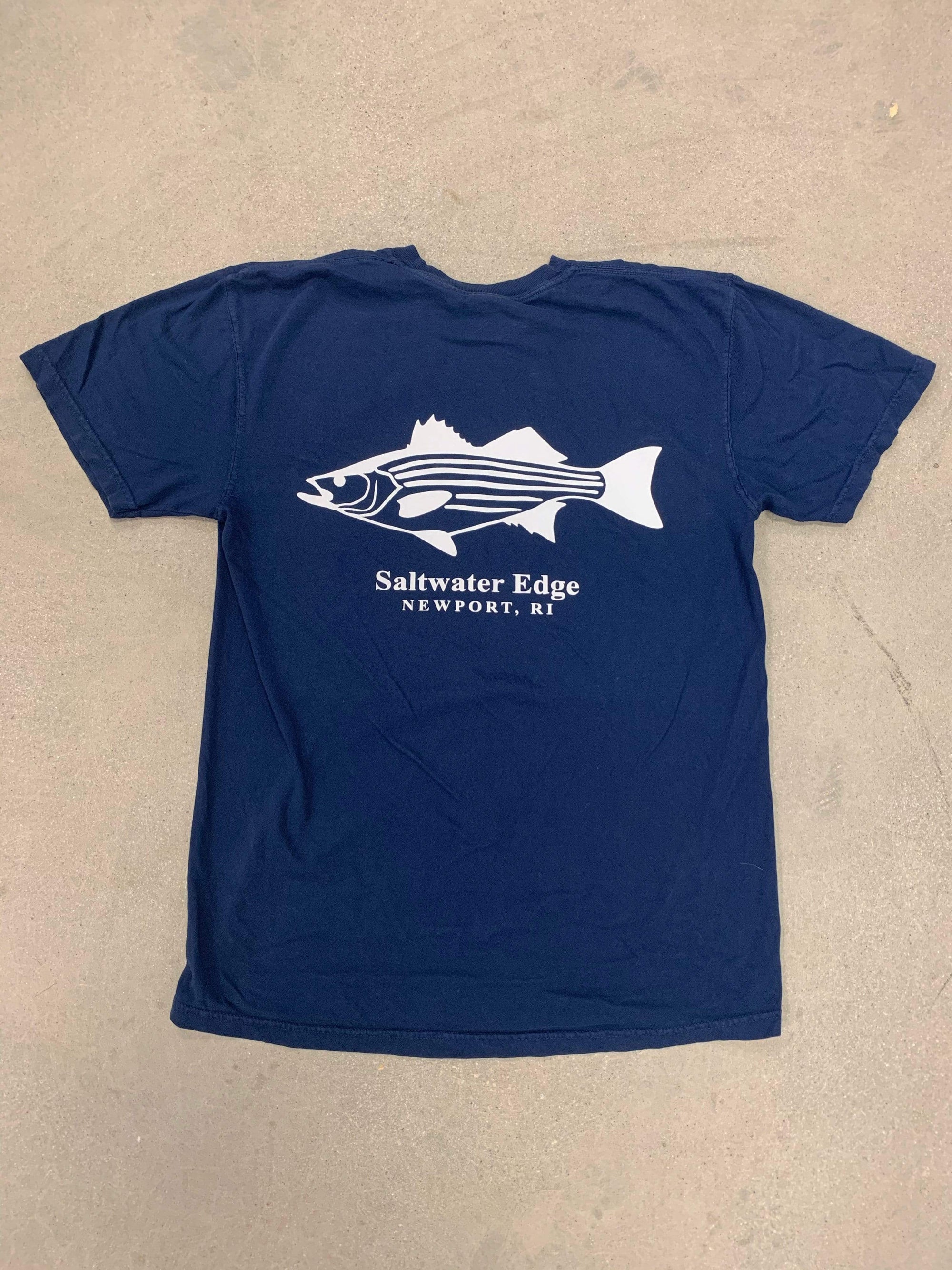 SWE Striped Bass Short Sleeve Navy