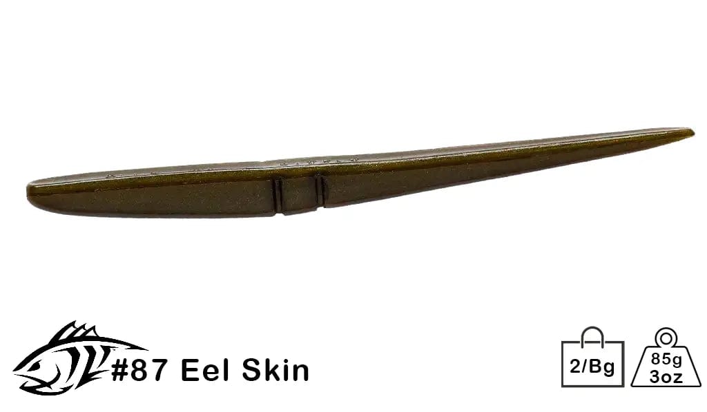Lunker City Slug-Go 4-1/2&quot; - 8pk / Eel Skin