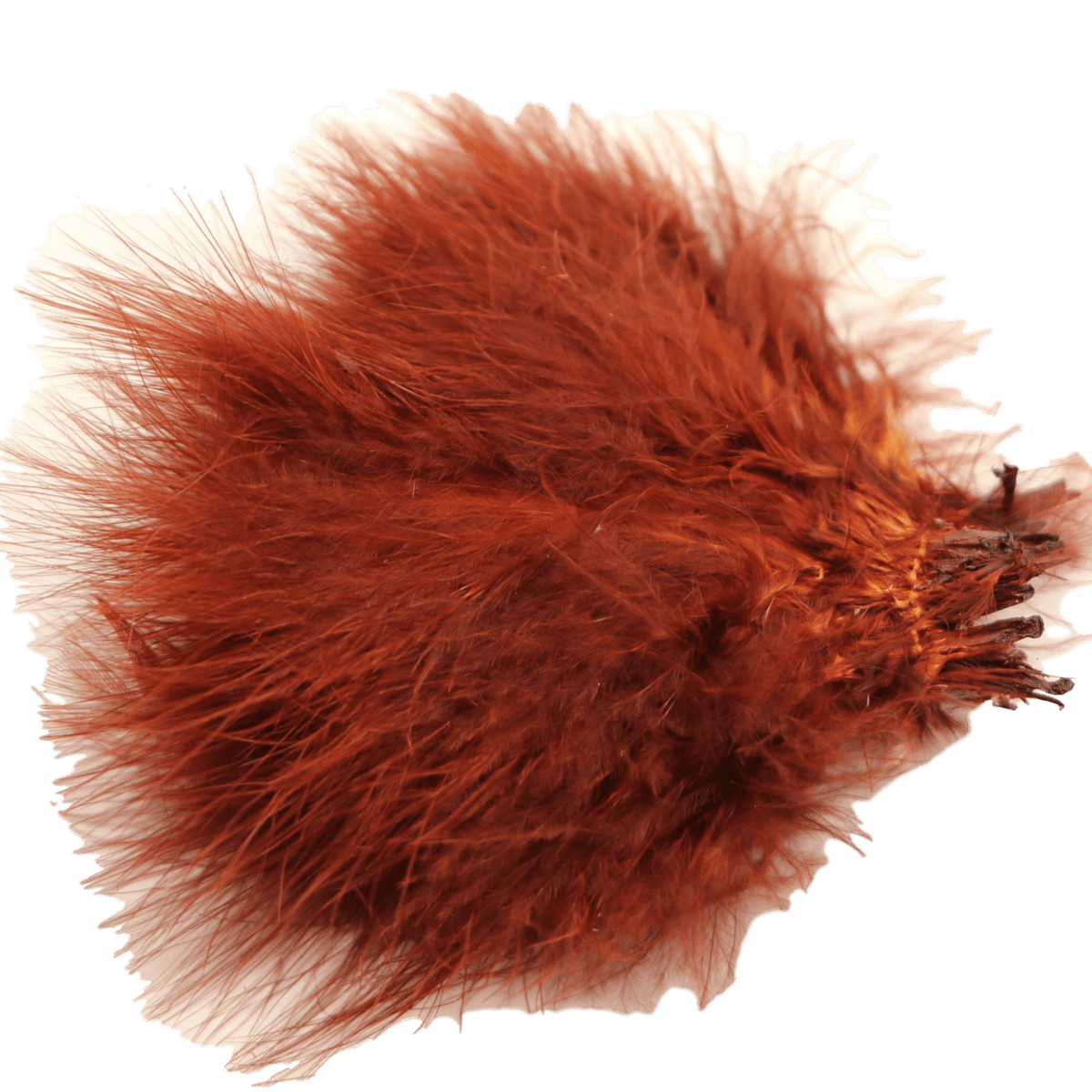 Marabou Strung Blood Quills Rusty Brown