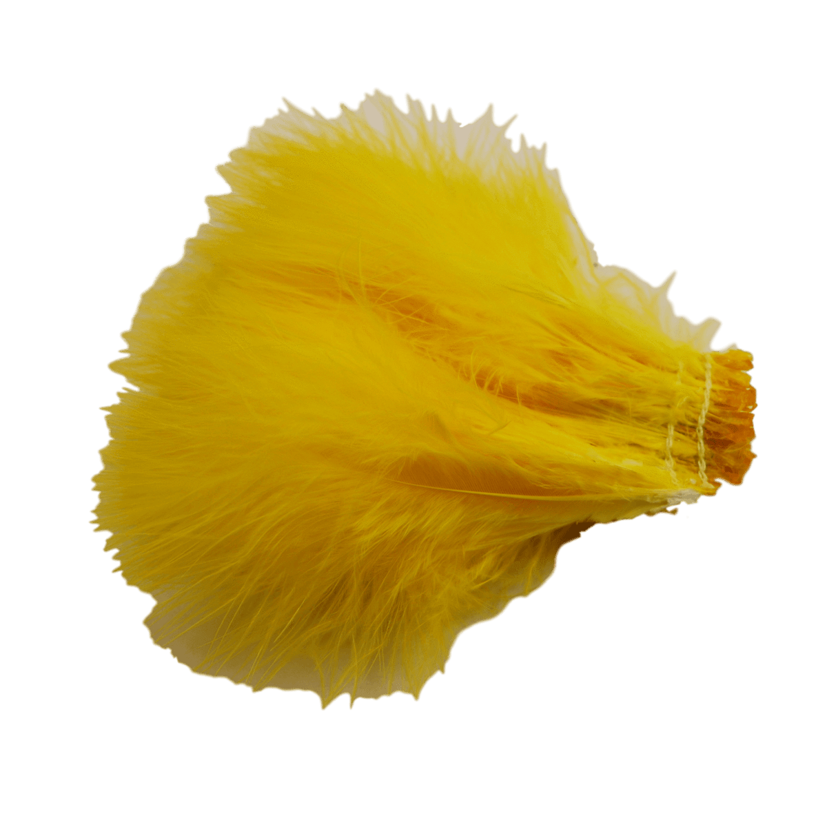 Marabou Strung Blood Quills Yellow