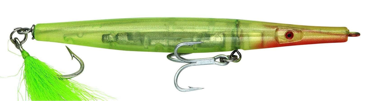 Super Strike Heavy Super &quot;N&quot; Fish Needlefish 3 oz / Transparent Neon Yellow
