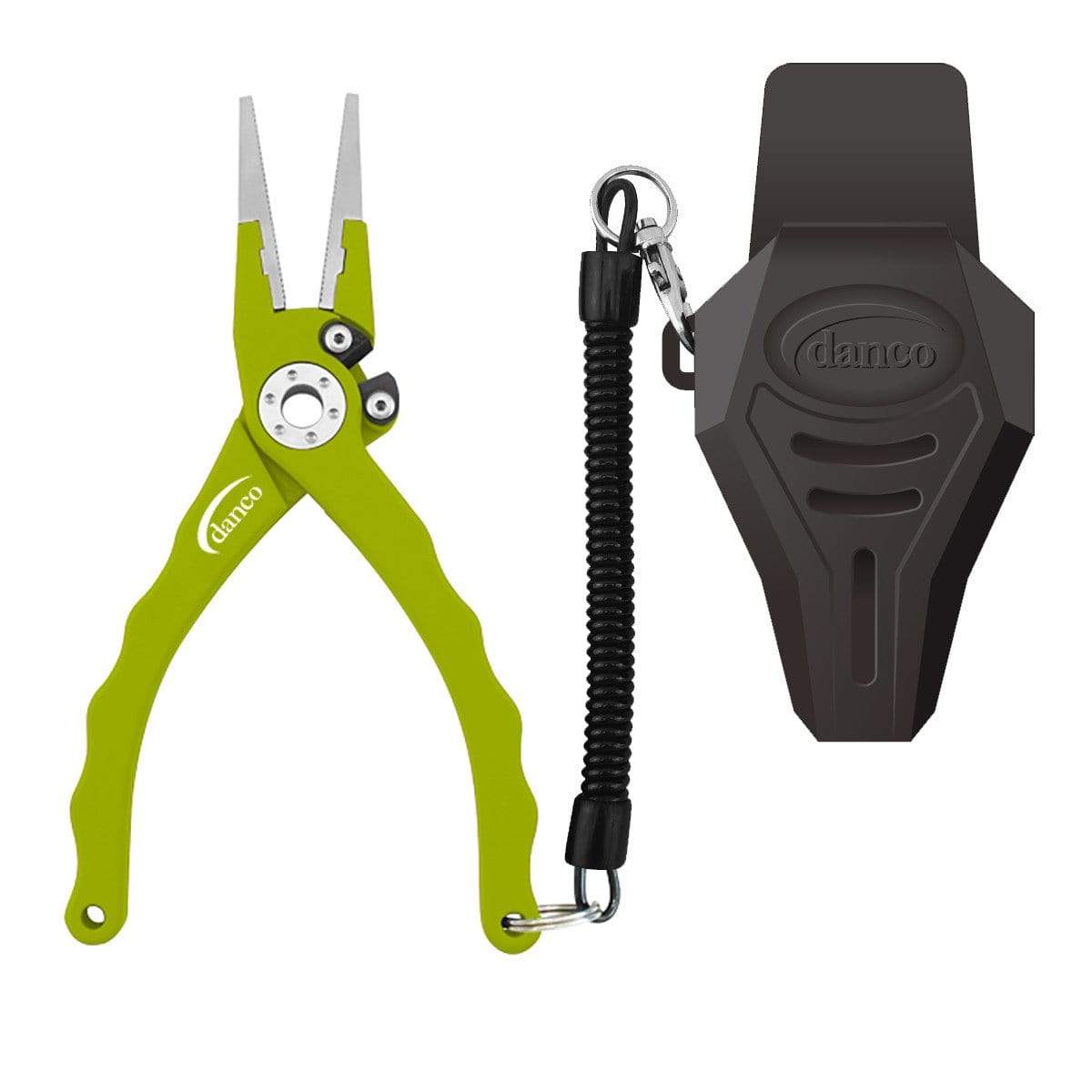 Danco Admiral Tournament 7.5&quot; Aluminum Pliers Chartreuse