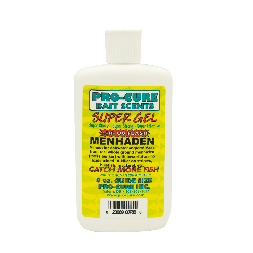 Pro-Cure Bait Scents Super Bait Gels 2oz / Menhaden