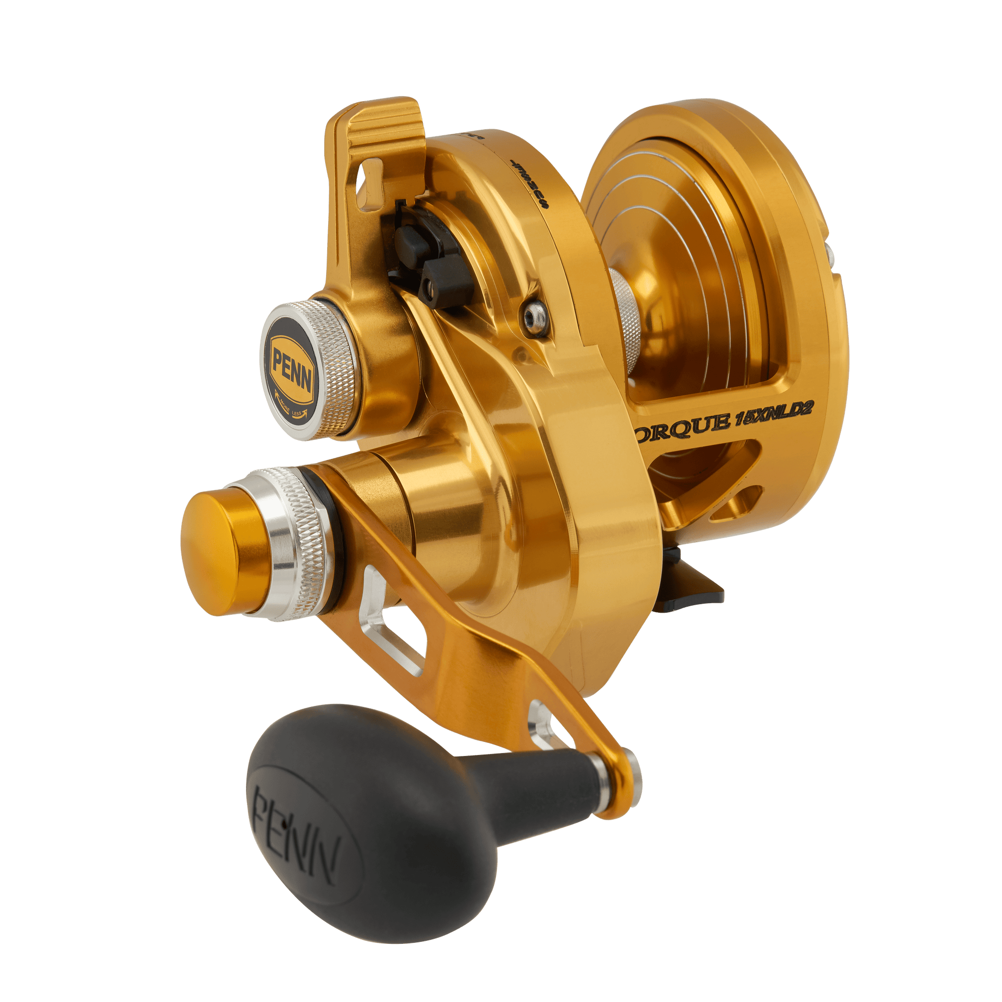Penn Torque Lever Drag 2 Speed Reels - TRQ15XNLD2 Gold
