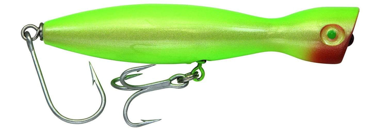 Super Strike Floating Little Neck Poppers 1 oz / All Chartreuse