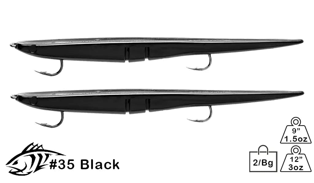 Rigged Slug-Go 9in / Eel Skin
