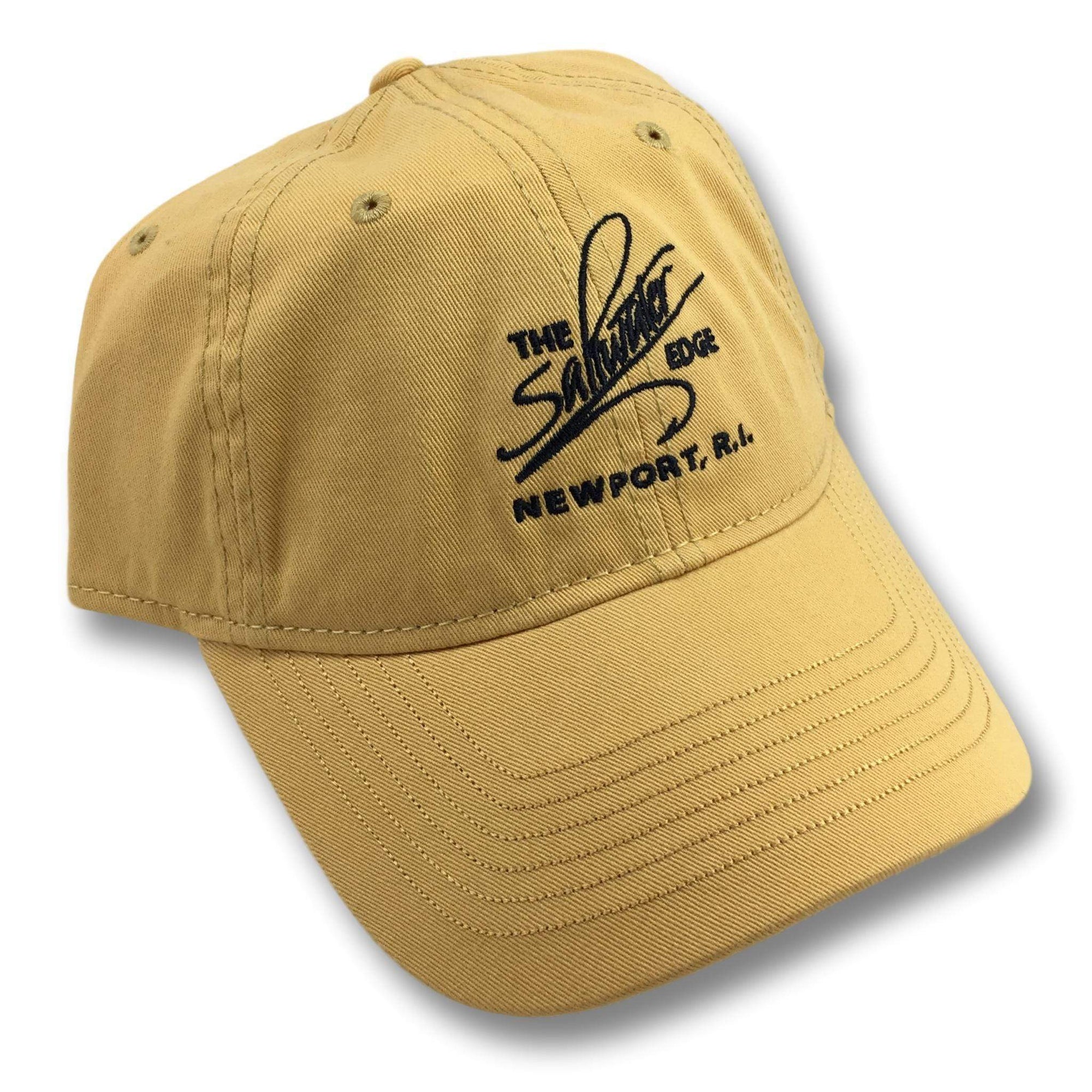 Saltwater Edge Logo Epic Washed Twill Cap Navy