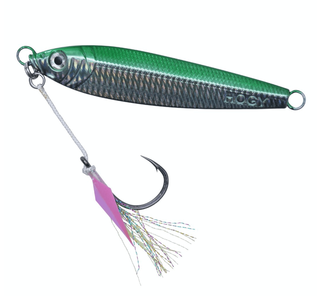 Hogy Flutter Pitch Vertical Jigs 3.5oz - 4.5" / Pink