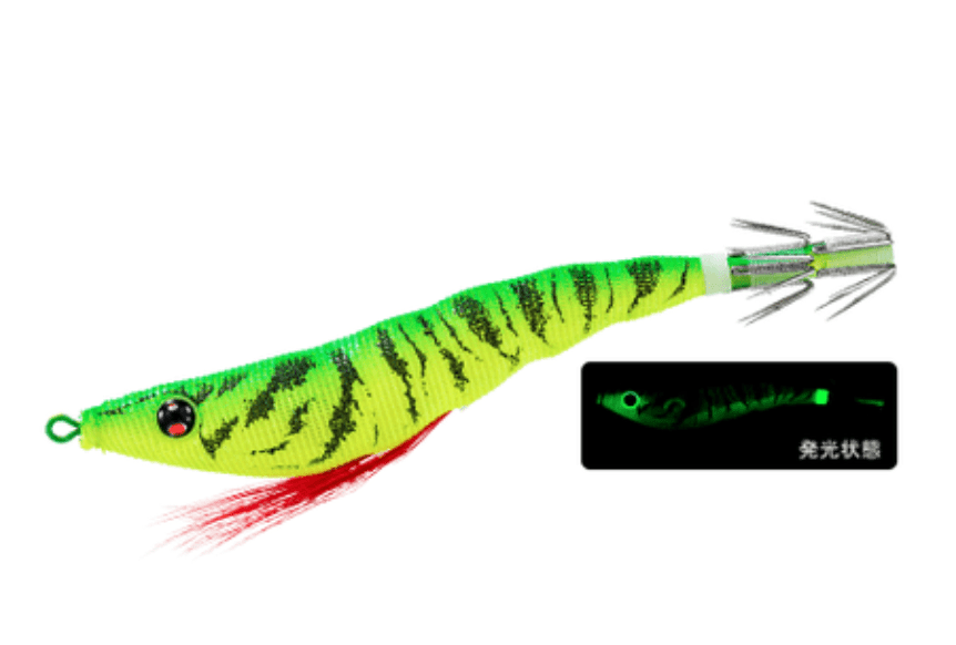 Yo-Zuri EZ-Slim Cloth Squid Jig Luminous Orange
