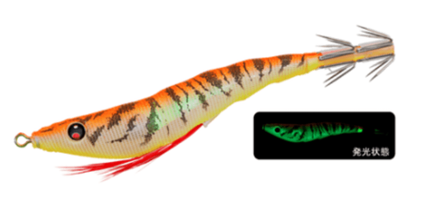 Yo-Zuri EZ-Slim Cloth Squid Jig Luminous Orange
