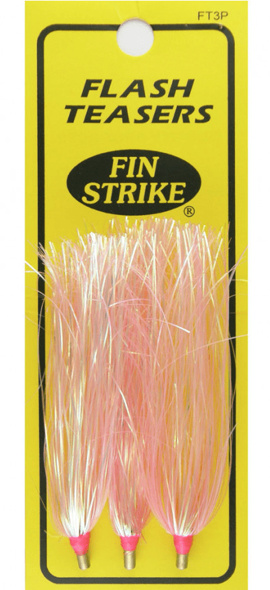 Fin Strike Mylar Flash Teaser 3&quot; Pink - 3 Pack
