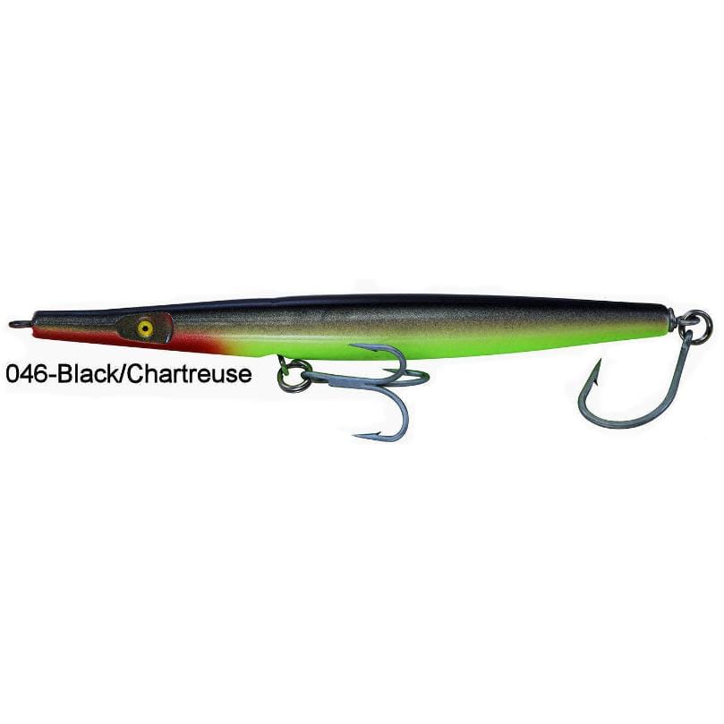 Super Strike Super N Fish Needlefish 1 oz / Black/Chartreuse