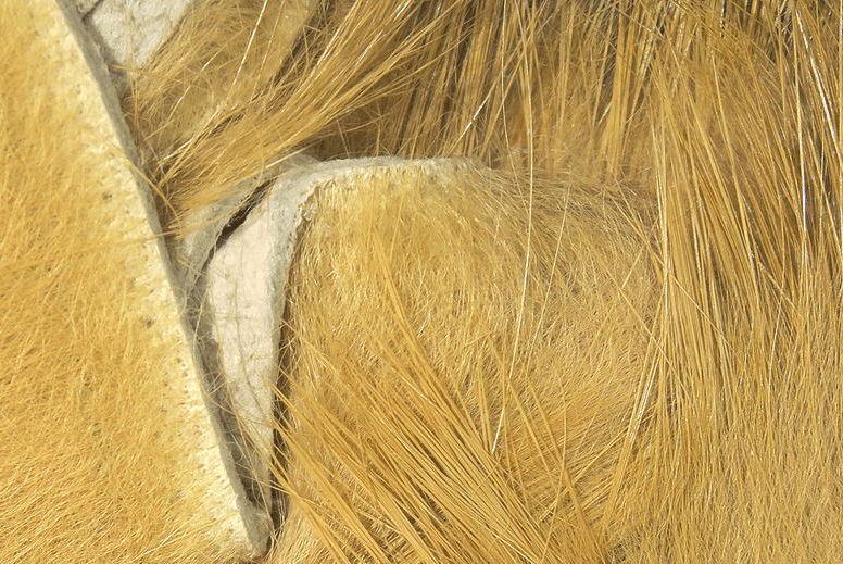 Crosscut Rabbit Strips Tan