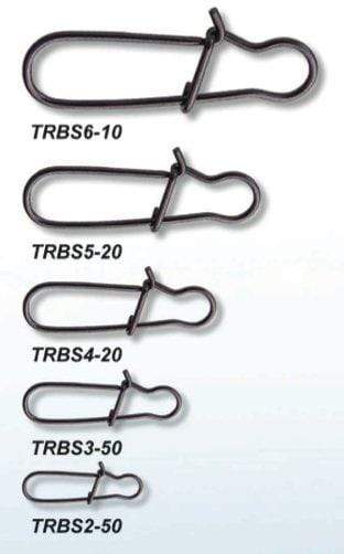 Tsunami Round Bend Snap (Stainless) 2 - 50pk