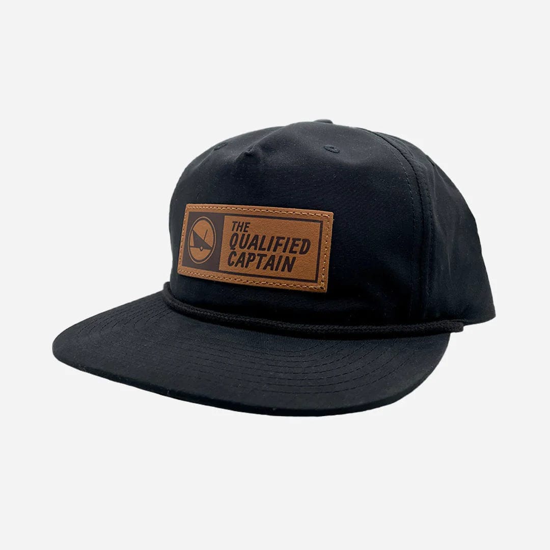 The Qualified Captain Maritime Patch Hat Loden/Black Trucker