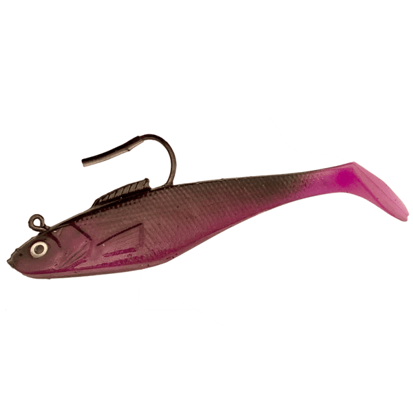 Tsunami Swim Shads 4&quot; - 6pk / Purple Black Back