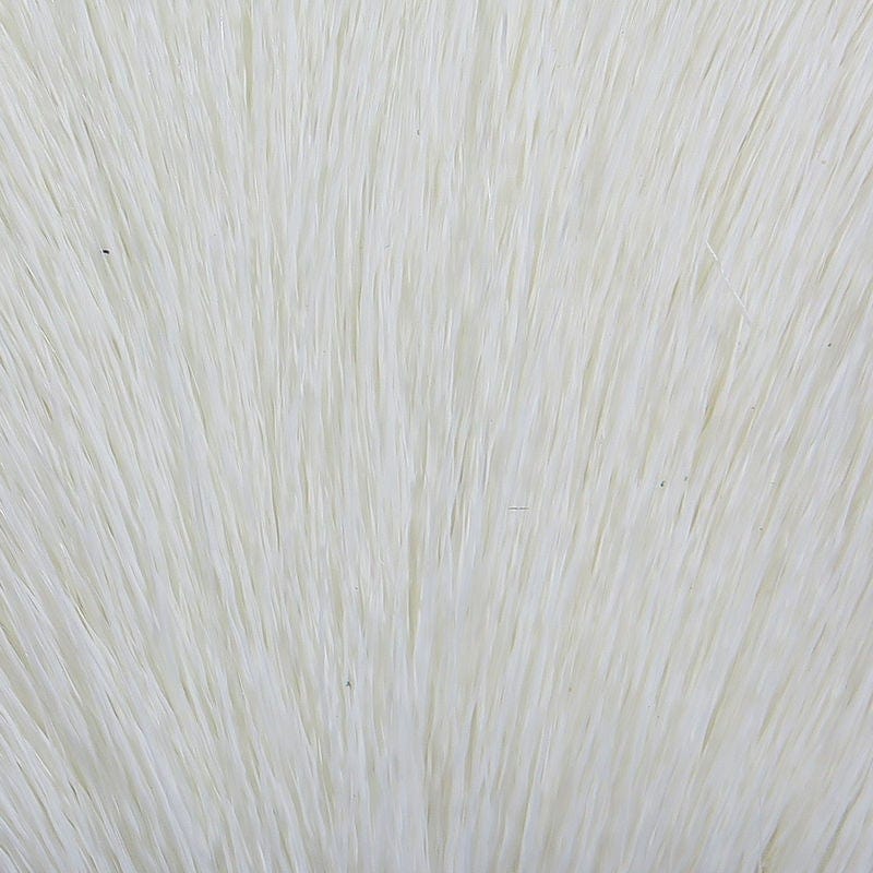 Deer Belly Hair Dyed over White
