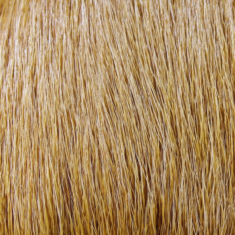 Deer Belly Hair Dyed over White