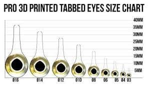 Pro Sportfisher Tabbed Eyes