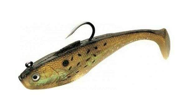 Tsunami Swim Shad (with Heavy Duty Hook) Golden Bunker / 7&quot;