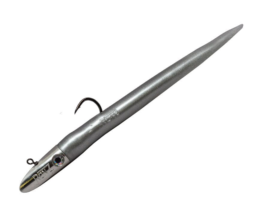 RonZ Big Game Series Rigged Soft Baits 10&quot; - 4oz Big Game Series MHD / Silver Metallic