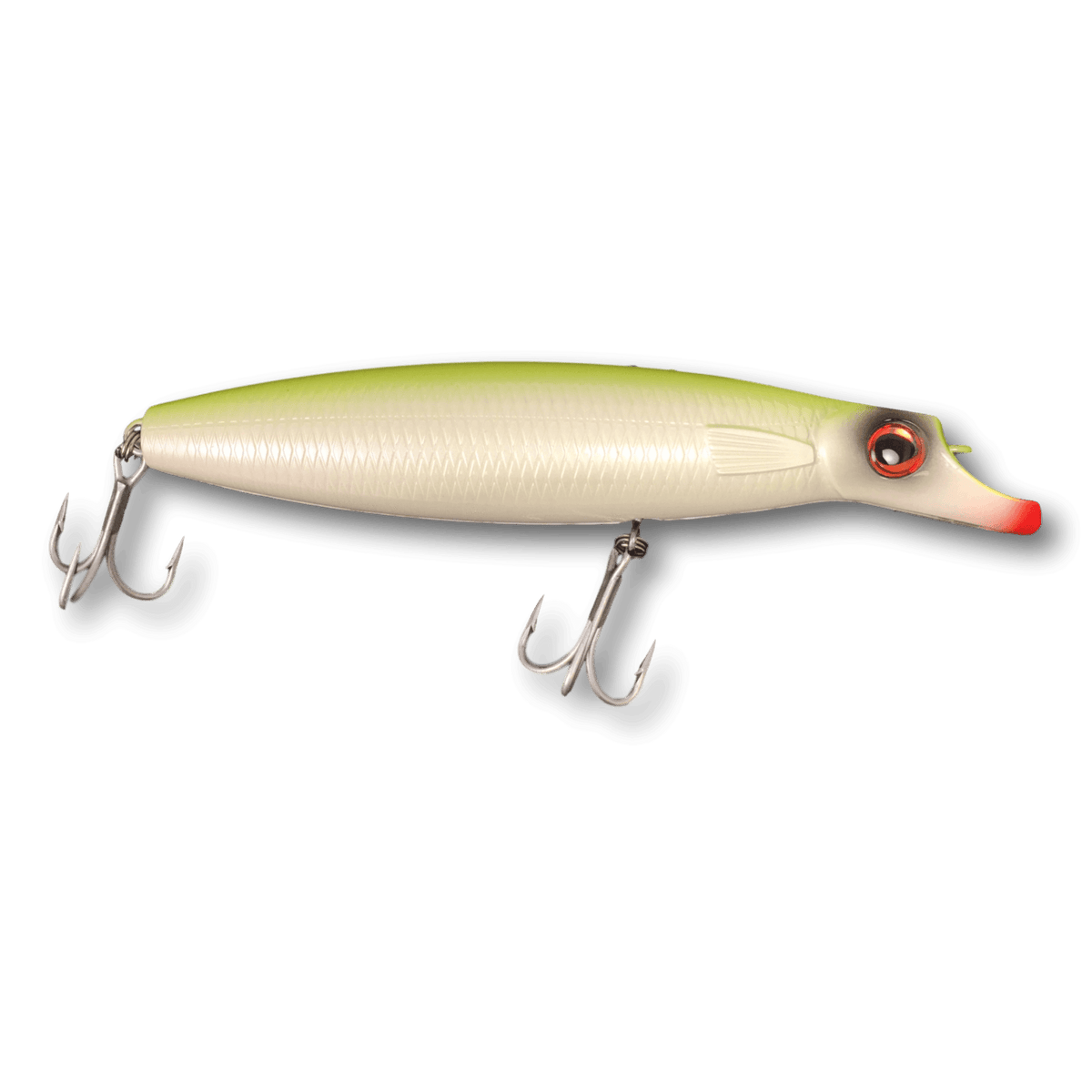 NorthBar Tackle Bottledarter Fluorescent Yellow/White