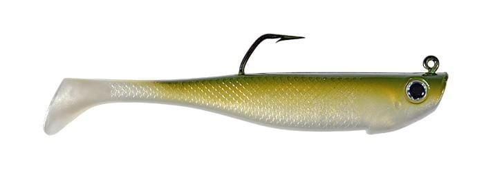 Hogy Pro Tail Paddles Olive / 1 1/4 oz