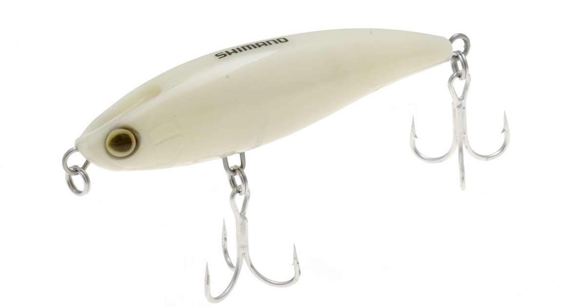 Shimano Coltsniper Twitchbait 80 Hi-Pitch Lures Floating / Bone White