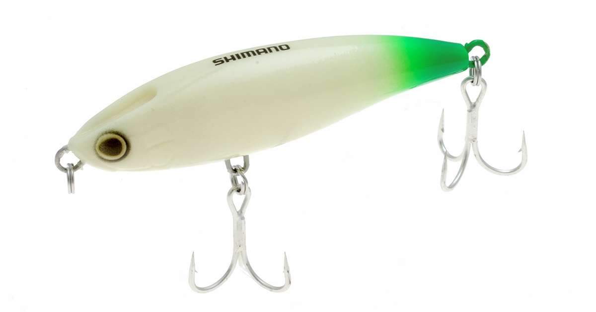 Shimano Coltsniper Twitchbait 80 Hi-Pitch Lures Floating / Glow Chartreuse