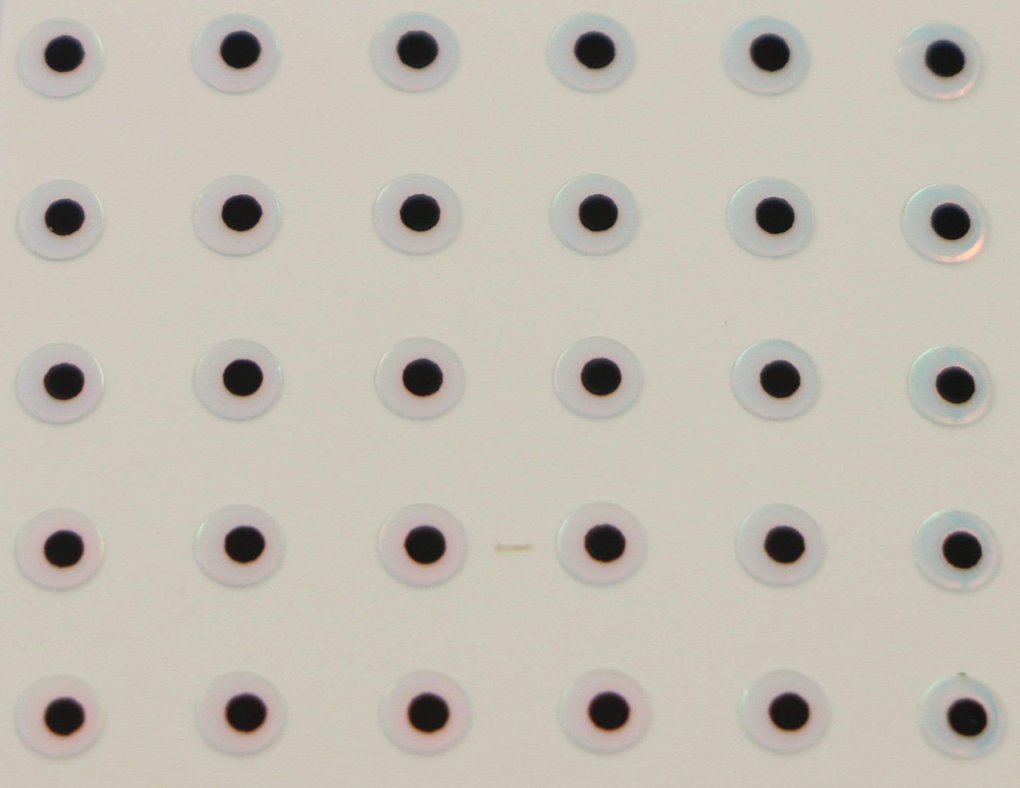 Adhesive Eyes 3/32" - 30pk / Super Pearl #367
